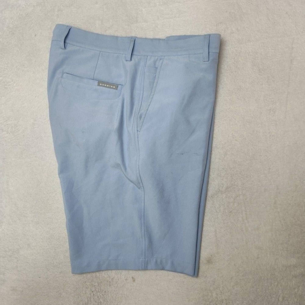 Dunning Shorts Mens 34 Blue‎ 10" Golf Everbest Chino Stretch Tech Flat Work